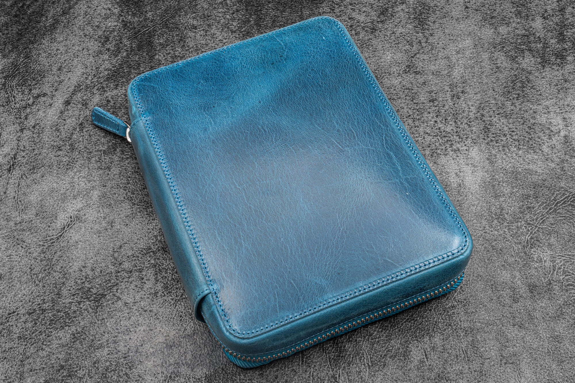 Ocean Blue Expansi Wide A5 Zip Folio for Bulkier Setups