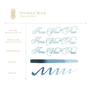 Ferris Wheel Press Storied Blue Ink