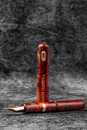 Fine Writing International & Galen Pencket Pocket Fountain Pen - Amber