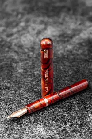 Fine Writing International & Galen Pencket Pocket Fountain Pen - Amber