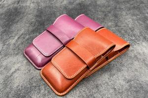 SECONDS Flap Three Slots Pen Case - Multiple Color - 2002