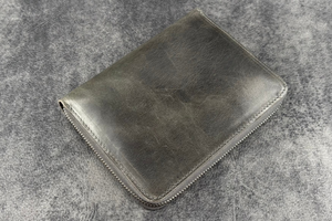 SECONDS Leather Zippered 5 Slots Pen Case  - Multiple Colors - 431