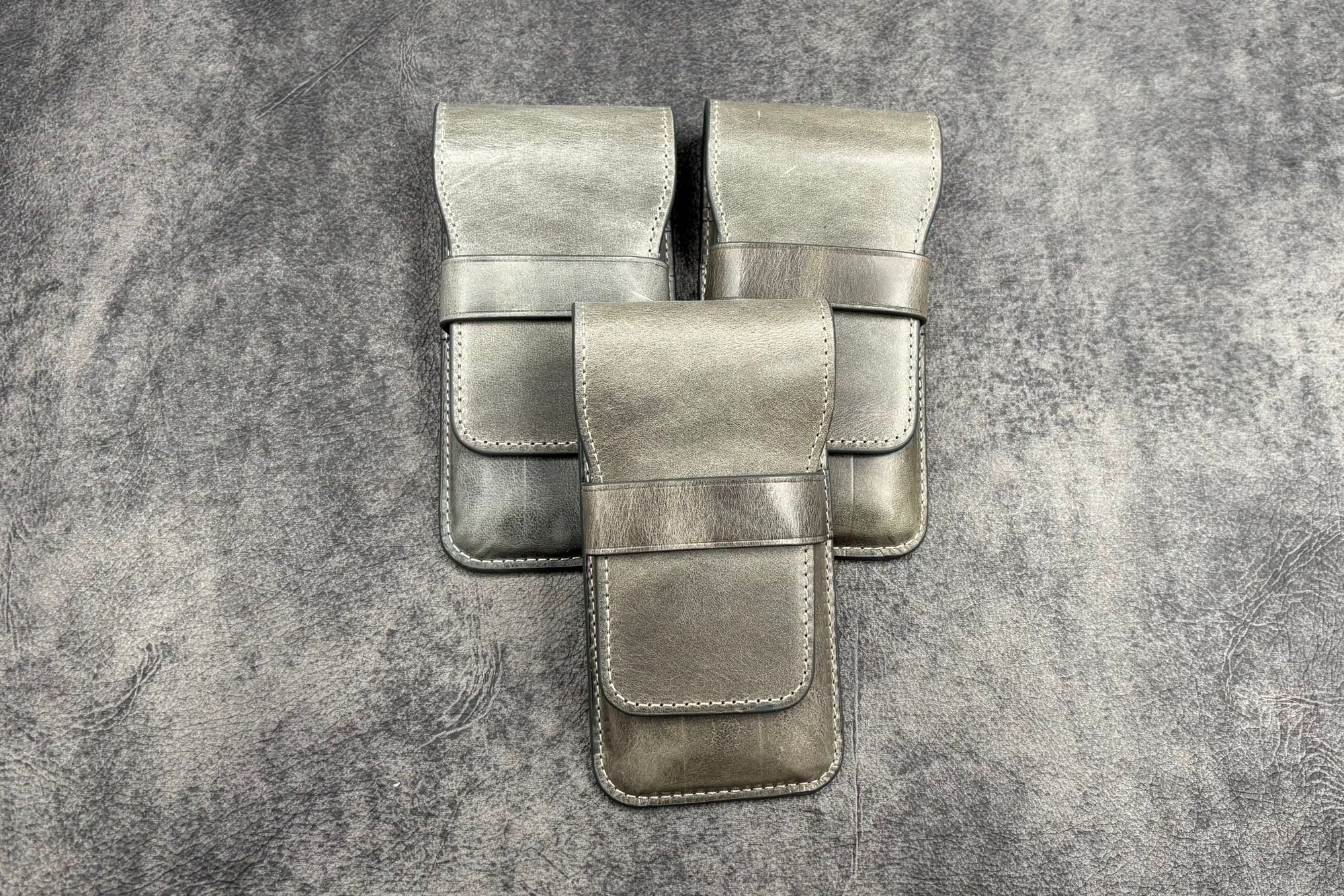 SECONDS Flap Three Slots Pen Case - Multiple Color - 2002
