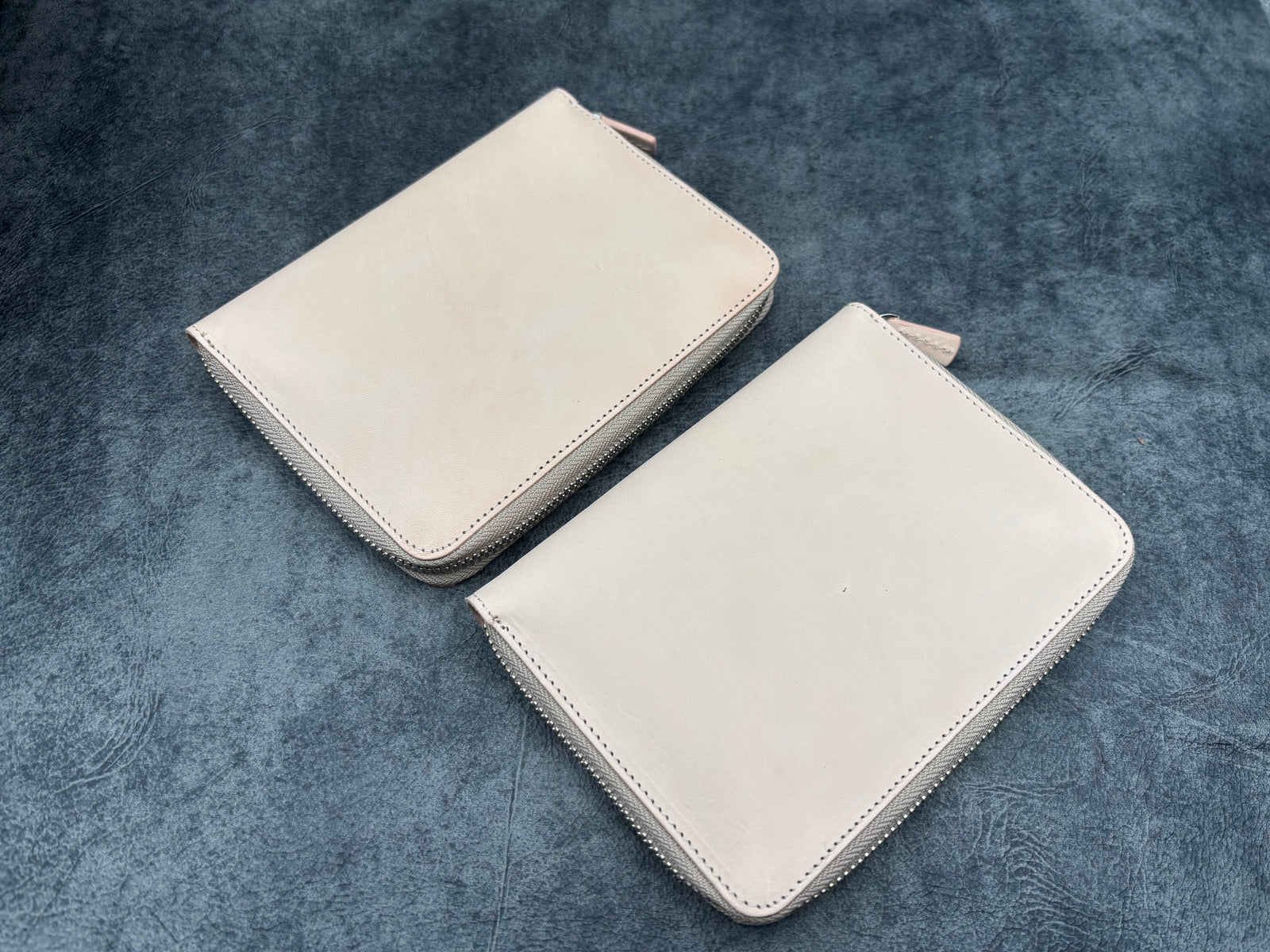 SECONDS Leather Zippered 5 Slots Pen Case  - Multiple Colors - 431