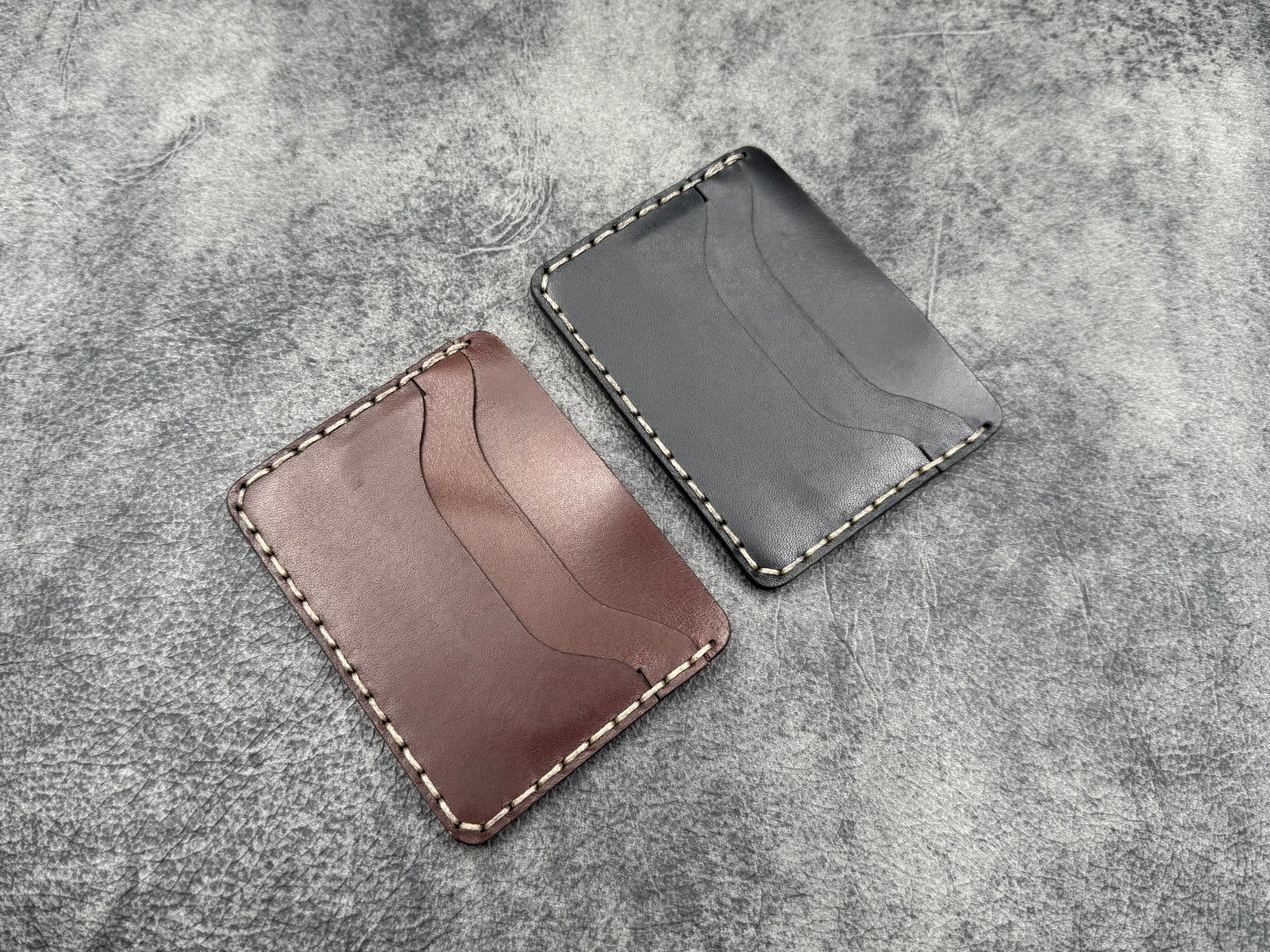 SECONDS No.40 Handmade Leather Slim Card Wallet - Multiple Colors - 417