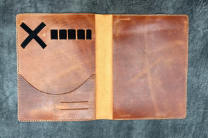 SECONDS iPad Pro 12.9 & Letter/A4 Size Leather Padfolio - Multiple Colors - 403