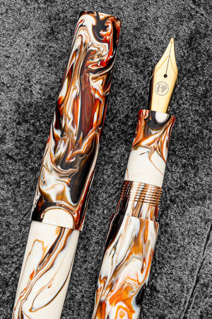 Galen X Studyo Agackakan - Fountain Pen V1 - Calico Coi