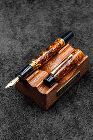 Galen X Studyo Agackakan - Fountain Pen V3 - Tortoise Shell