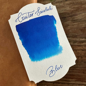 Guitar Saishiki Fountain Pen Ink, Blue