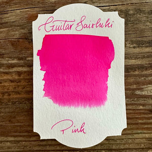 Guitar Saishiki Fountain Pen Ink, Pink