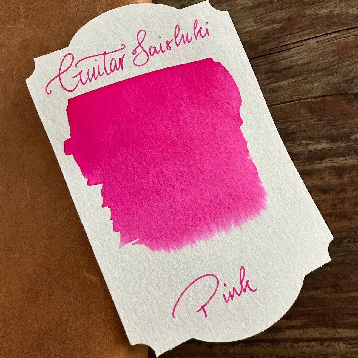 Guitar Saishiki Fountain Pen Ink, Pink