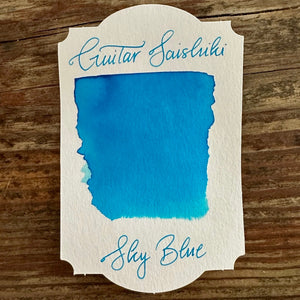 Guitar Saishiki Fountain Pen Ink, Sky Blue