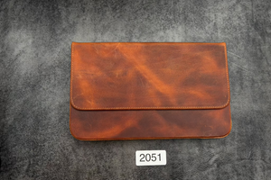 SECONDS LEATHER MAGNUM OPUS 12 SLOTS HARD PEN CASE WITH REMOVABLE PEN TRAY  - Multiple Colors - 2051