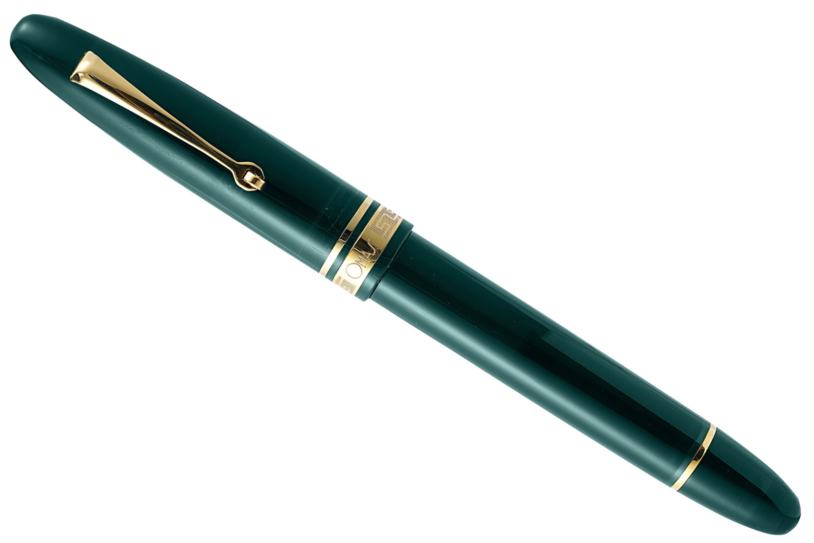 OMAS Ogiva Verde Gold Trim - Fountain Pen
