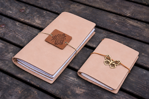 Traveler's Notebook Leather Cover - Undyed Leather