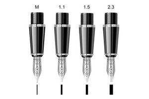 Scrikss Vintage 33 Fountain Pen Calligraphy Set - Black