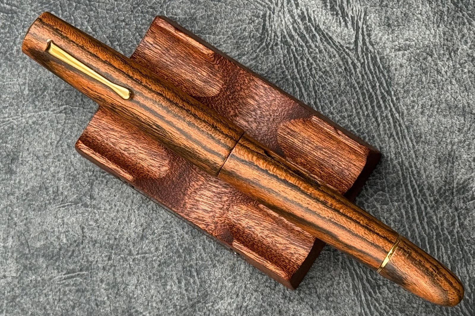 Fine Writing International Bocote Wood Fountain Pen