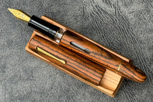 Fine Writing International Bocote Wood Fountain Pen