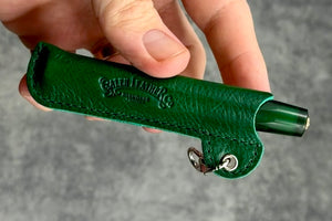 Kaweco Sport Fountain Pen Vivianite Green with Lanyard Pen Sleeve