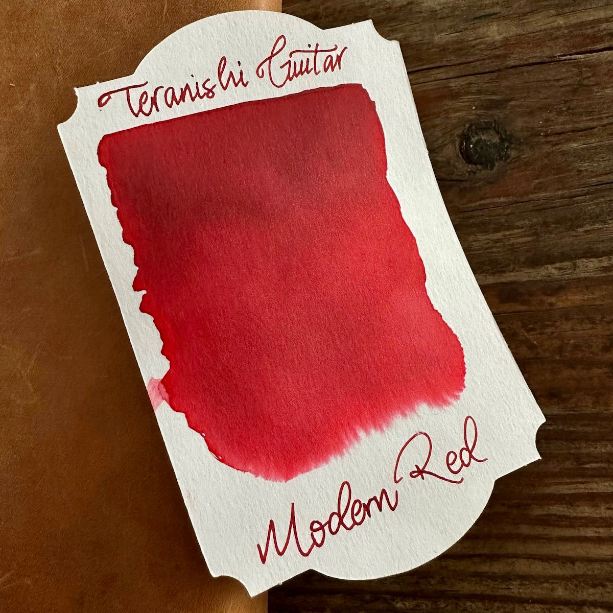 Teranishi Guitar Taisho Roman Haikara Ink - Modern Red