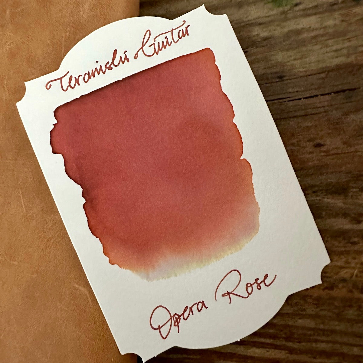 Teranishi Guitar Taisho Roman Haikara Ink - Opera Rose