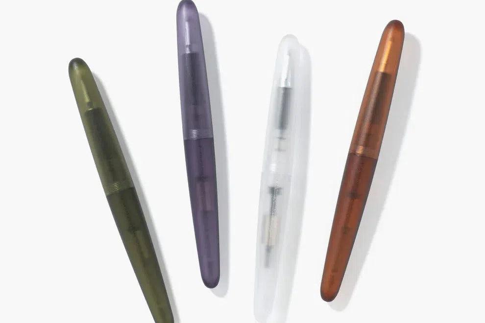 Kakimori Frost Fountain Pen - Amber - Galen Leather