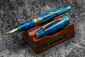 Kilk & Galen SE Celestial Fountain Pen - Carolina Midnight