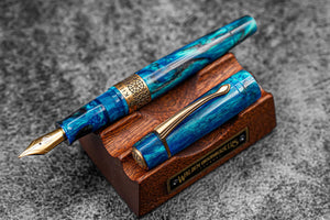 Kilk & Galen SE Celestial Fountain Pen - Carolina Midnight