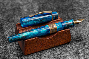Kilk & Galen SE Celestial Fountain Pen - Carolina Midnight