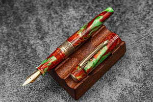Kilk & Galen SE Celestial Fountain Pen - Copper Patina