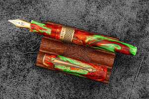 Kilk & Galen SE Celestial Fountain Pen - Copper Patina