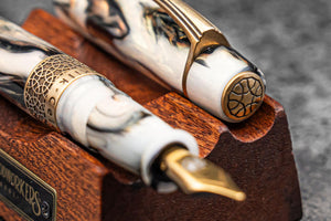 Kilk & Galen SE Celestial Fountain Pen - Golden Abalone