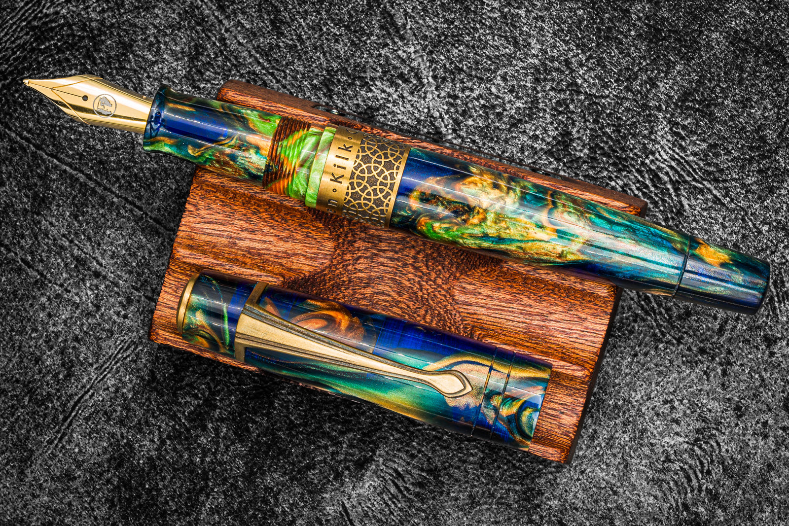 Kilk & Galen SE Celestial Fountain Pen - Ocean Cenote