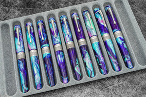 Kilk & Galen SE Celestial Fountain Pen - Plum Abalone