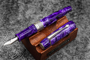 Kilk & Galen SE Celestial Fountain Pen - Purple Mix