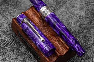 Kilk & Galen SE Celestial Fountain Pen - Purple Mix