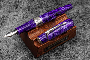 Kilk & Galen SE Celestial Fountain Pen - Purple Mix