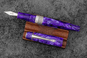 Kilk & Galen SE Celestial Fountain Pen - Purple Mix