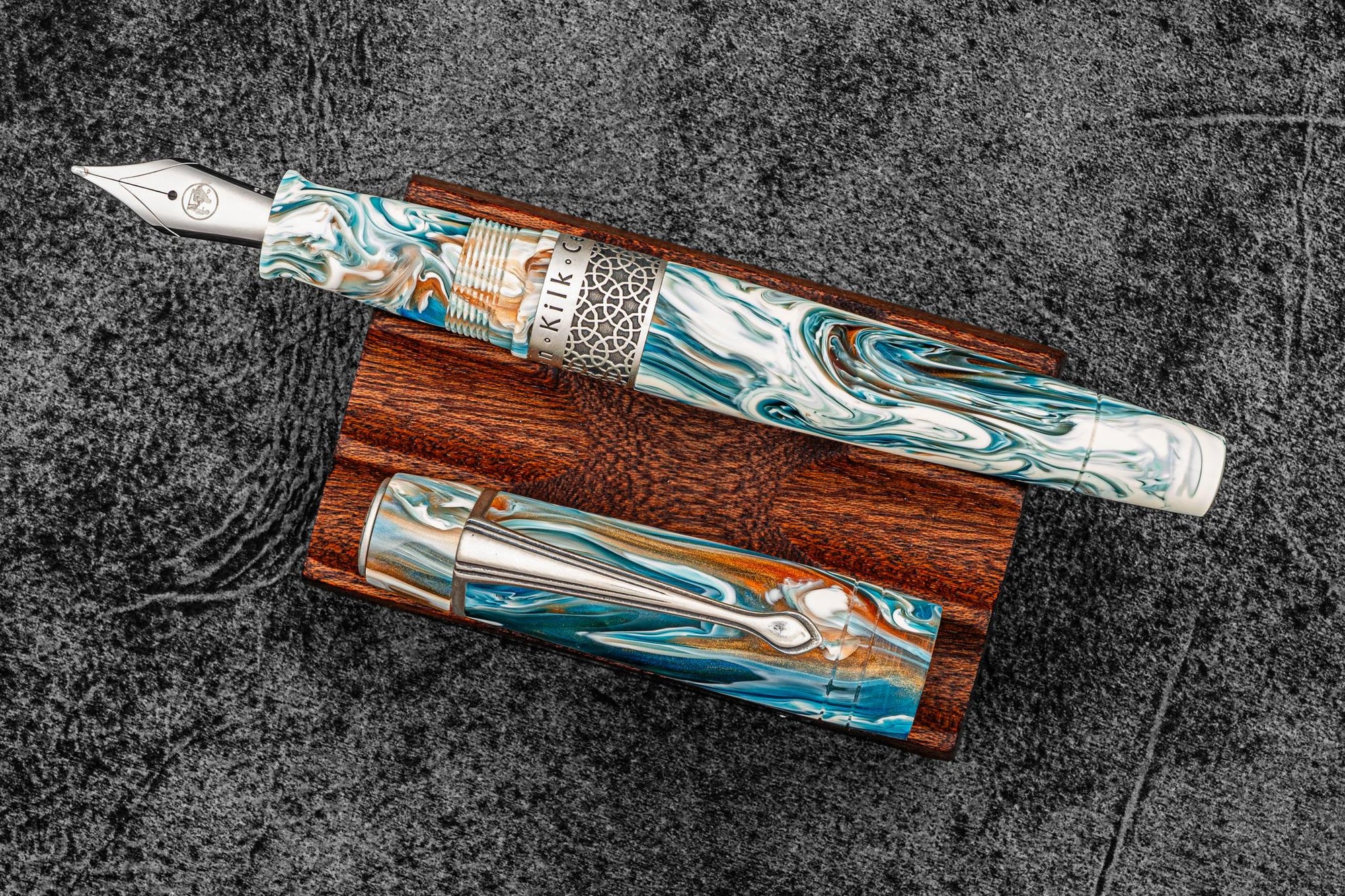 Kilk & Galen SE Celestial Fountain Pen - Tiger Lily Koi