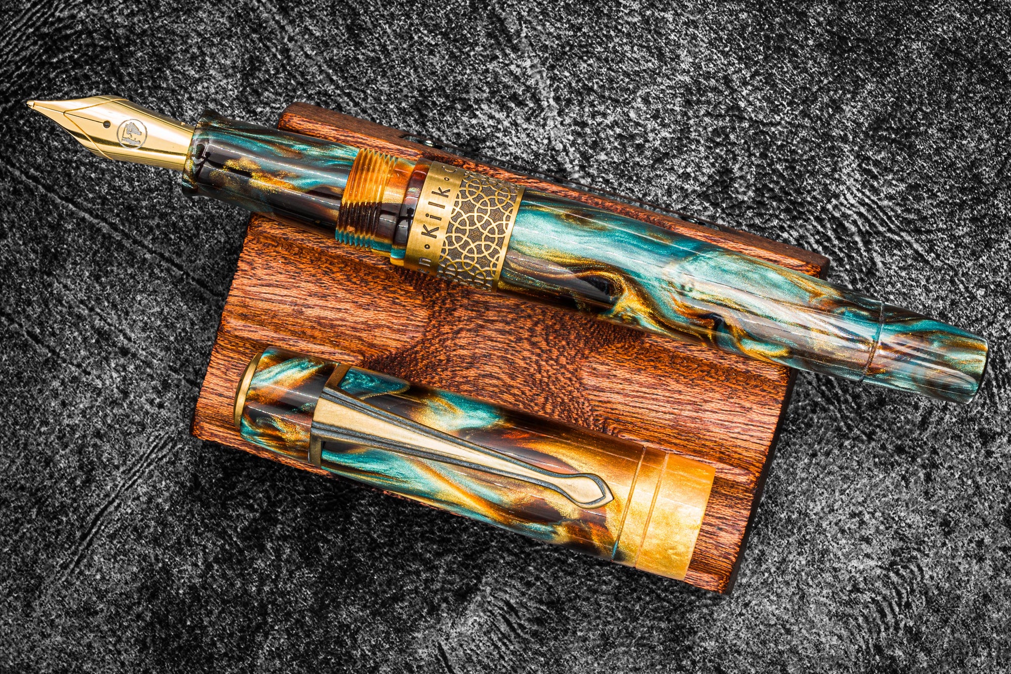 Kilk & Galen SE Celestial Fountain Pen - Tropical Canopy