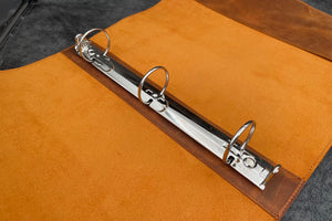 Leather 3 Ring Binder