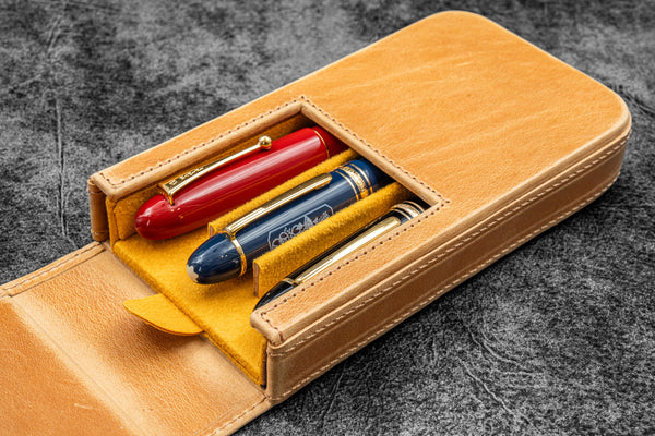 OXFORD Pen 韓国 Leather-Magnum-Opus-3-Slots-