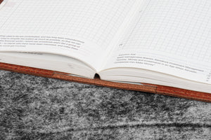 Leather Slim A6 Notebook / Planner Cover - Aged Copper