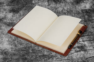 Leather Slim B6 Notebook / Planner Cover - Aged Copper