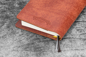 Leather Slim Hobonichi Weeks Planner Cover - Aged Copper