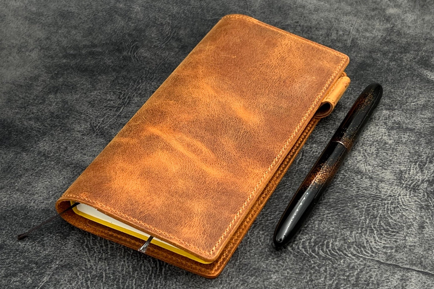 Galen Leather Hobonichi Weeks Cover - Brown