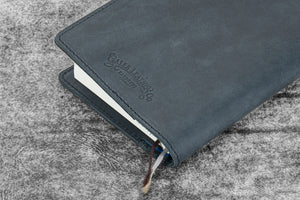 Leather Slim Hobonichi Weeks Planner Cover - Crazy Horse Graphite