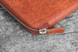 Leather Zippered A5 Leuchtturm1917 Notebook Folio - Aged Copper