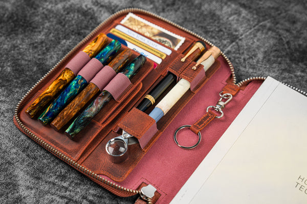 A5 Leather Notebook Cover For iPad Mini - Galen Leather