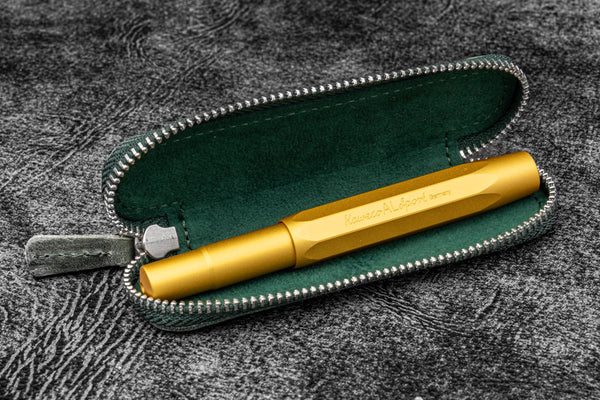 Leather-Zippered-Single-Pen-